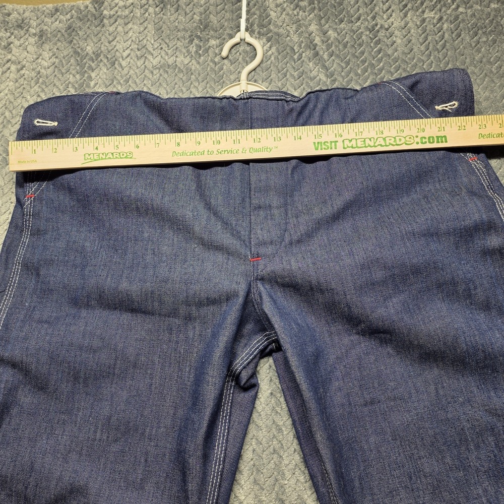 Vintage Montgomery Ward Sanforized Denim Bib Overalls Men's 42x29 Union Made USA - Picture 7 of 16